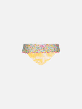 Girl swim briefs with Liberty print | Made with Liberty fabric - MC2 Saint Barth