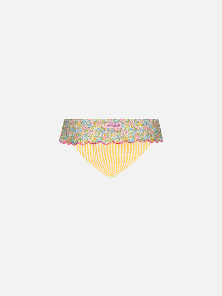 Girl swim briefs with Liberty print | Made with Liberty fabric - MC2 Saint Barth