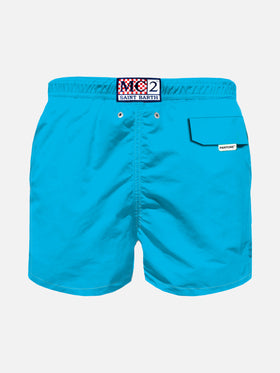 Boy light blue swim shorts | PANTONE® SPECIAL EDITION - MC2 Saint Barth