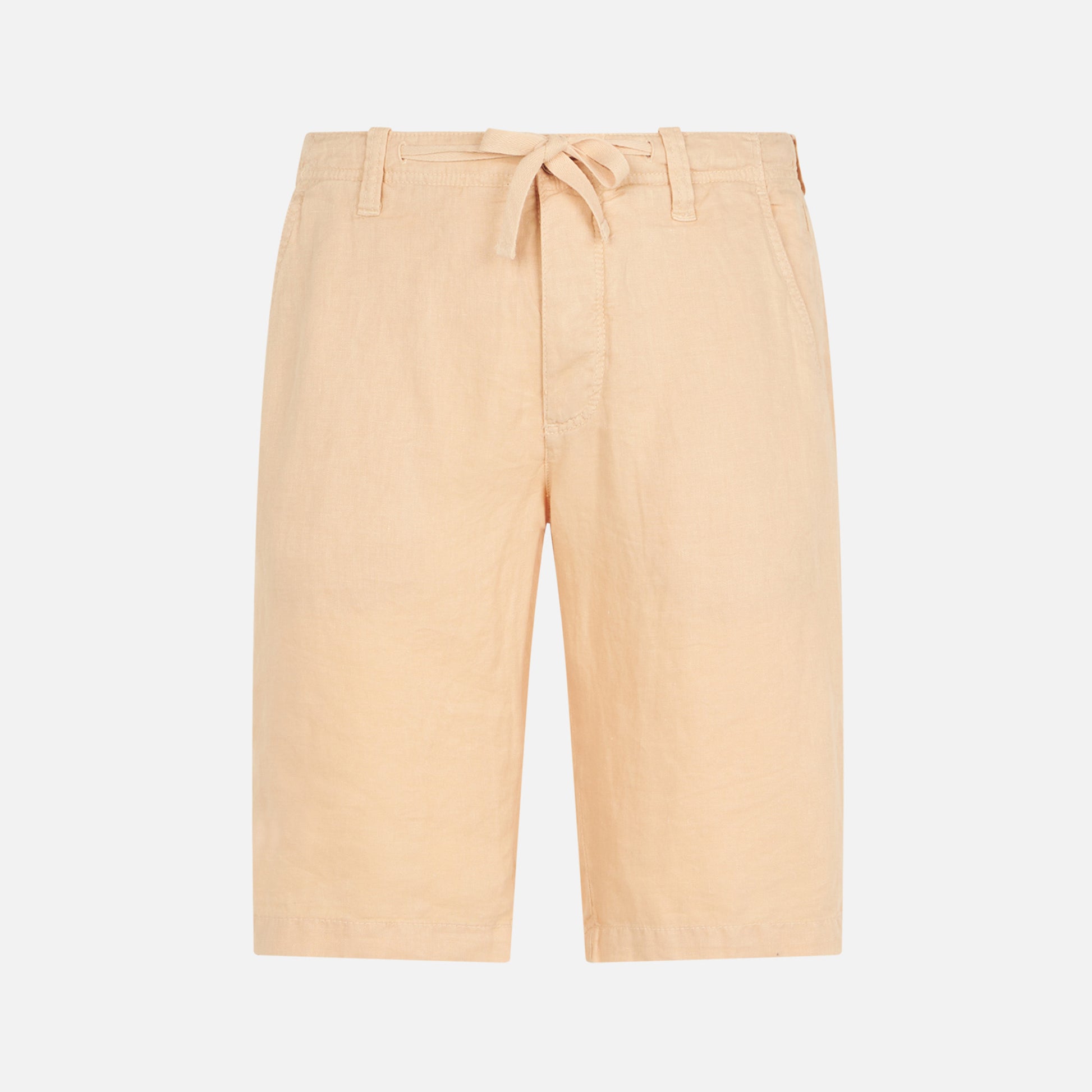 Beige Linen Bermuda Short - MC2 Saint Barth