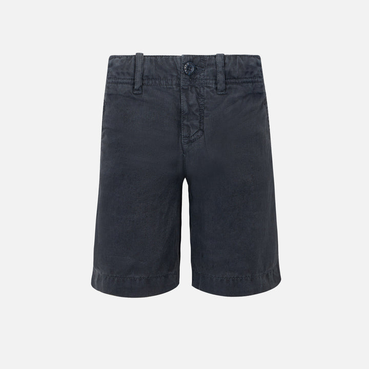 Boy blue linen bermuda - MC2 Saint Barth