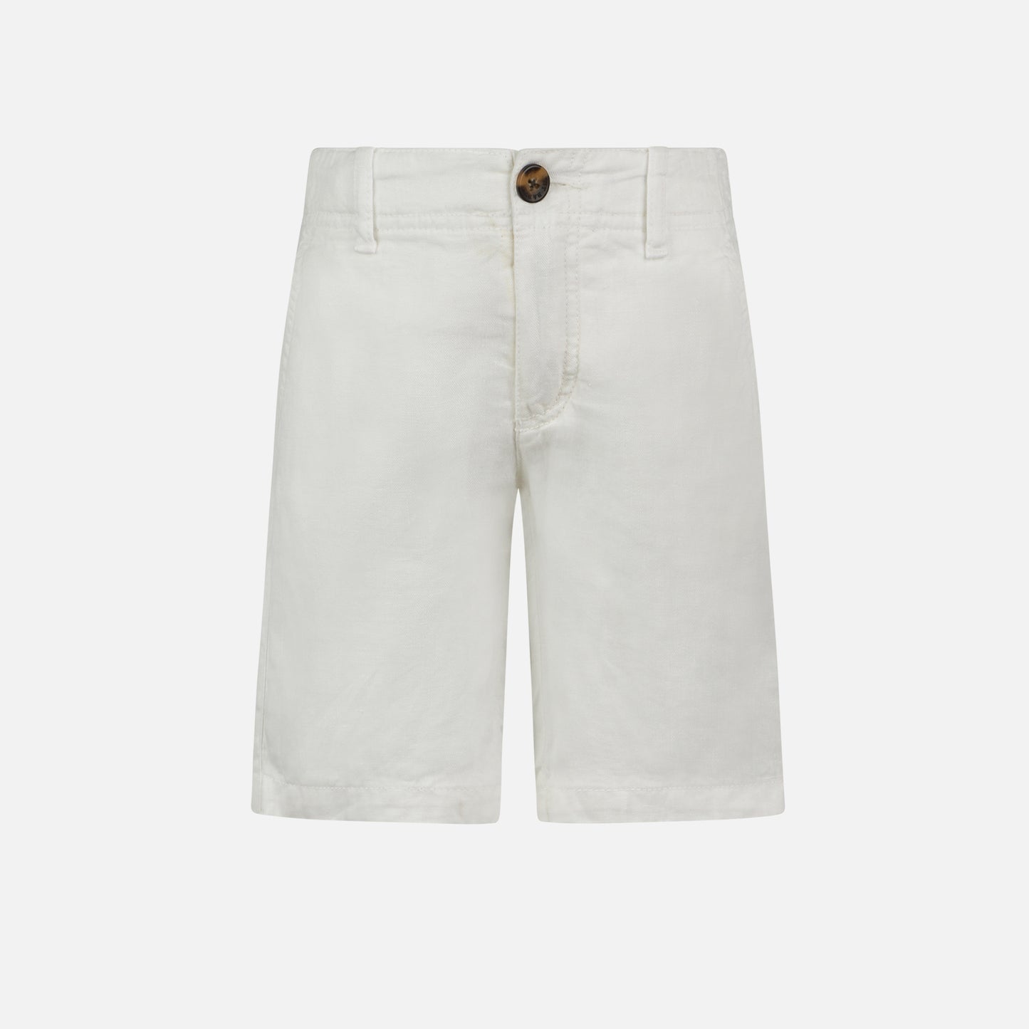 Boy white linen bermuda - MC2 Saint Barth