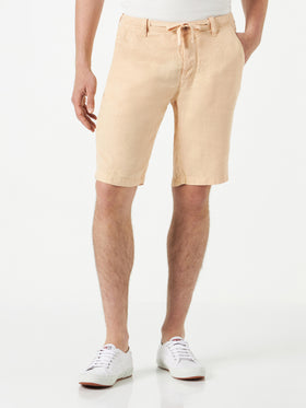 Beige Linen Bermuda Short - MC2 Saint Barth