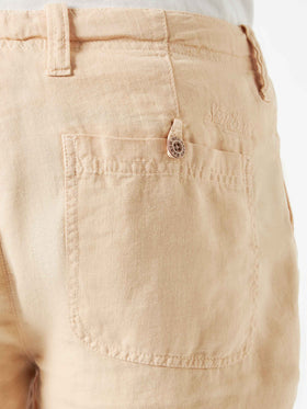 Beige Linen Bermuda Short - MC2 Saint Barth
