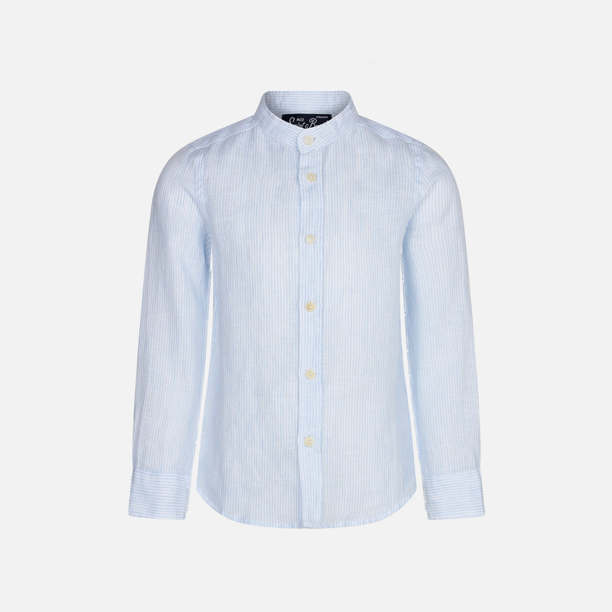 Boy linen striped shirt - MC2 Saint Barth