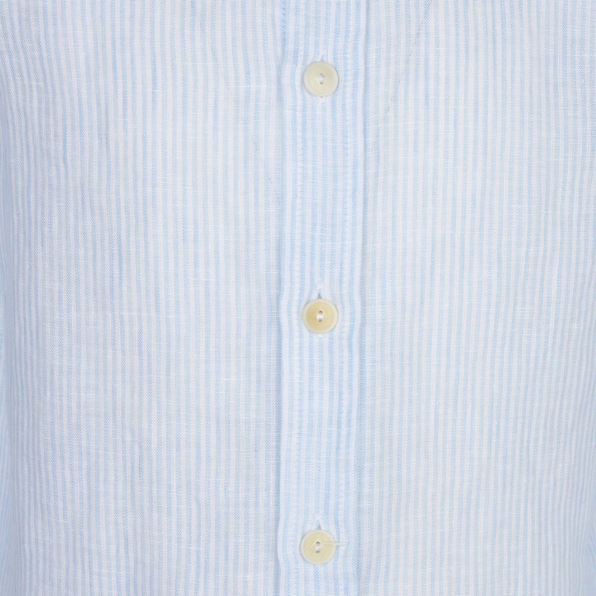 Boy linen striped shirt - MC2 Saint Barth