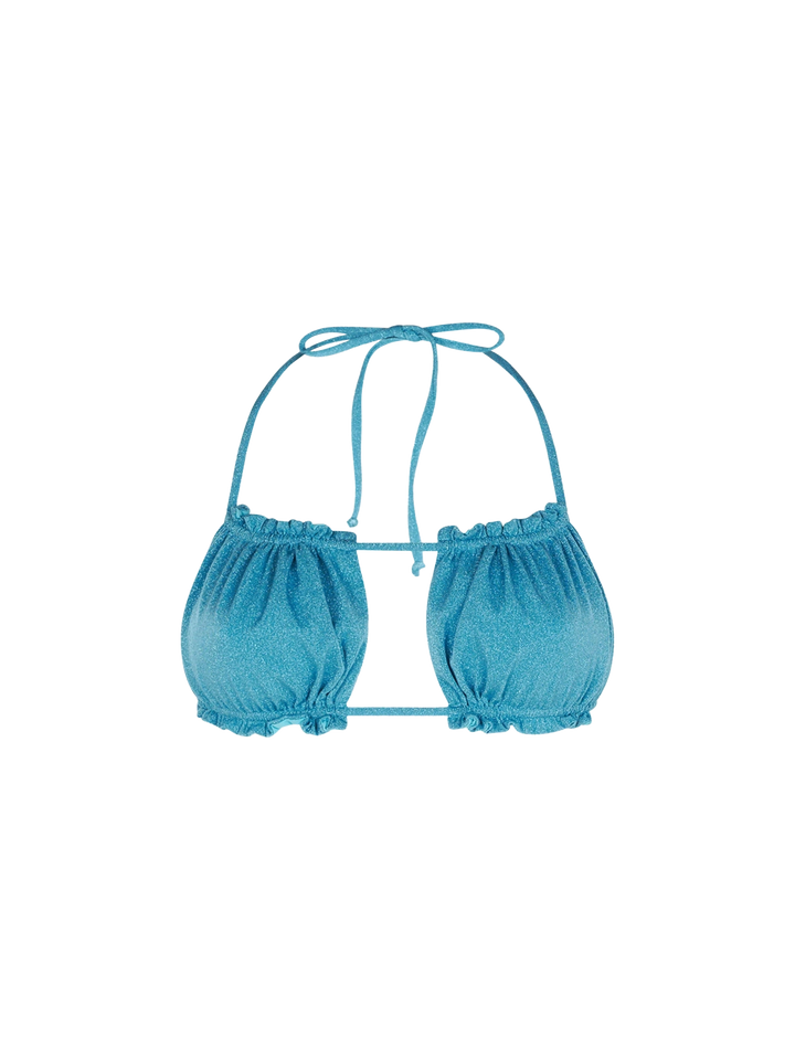 Woman lurex bandeau top swimsuit - MC2 Saint Barth