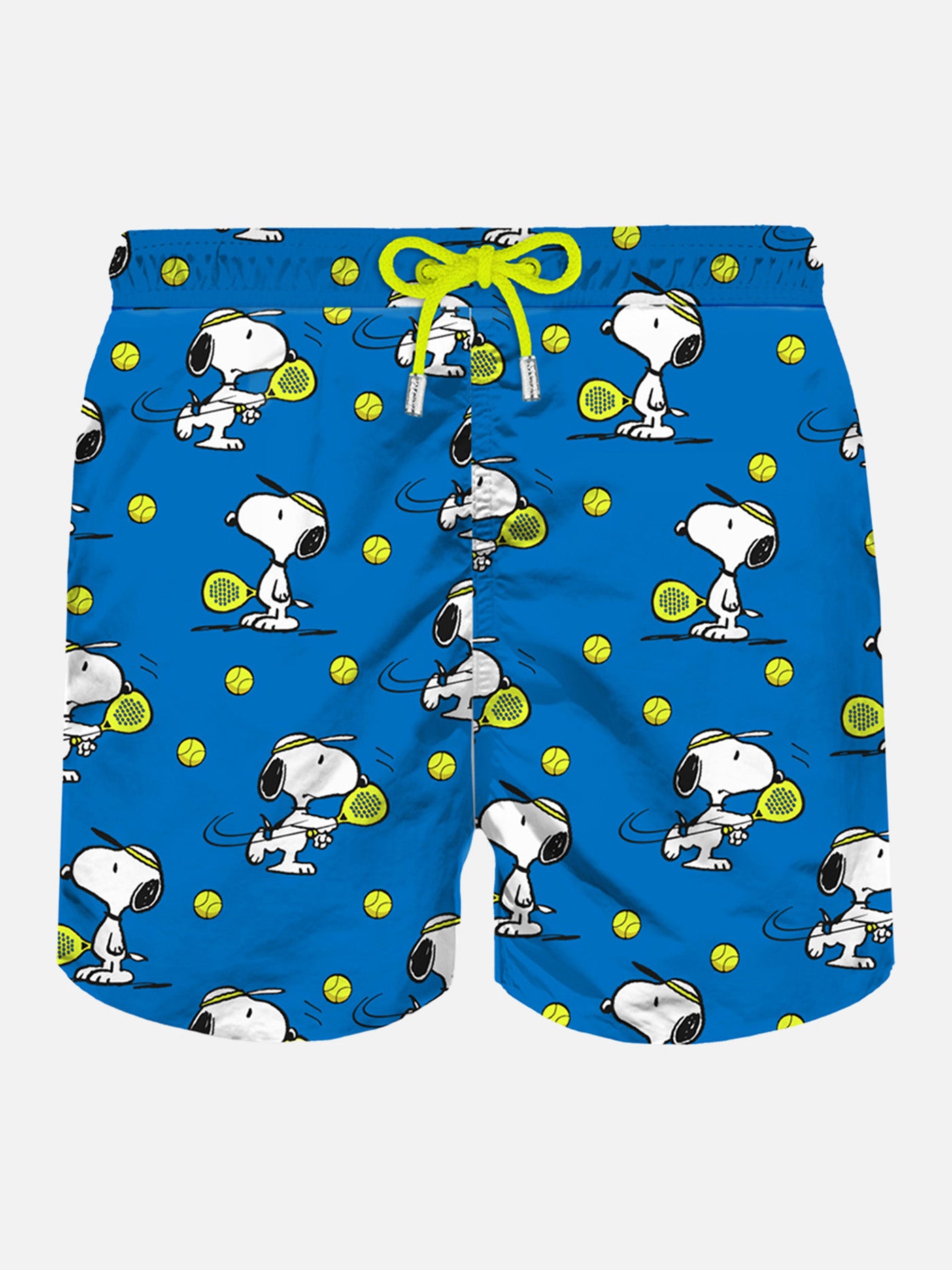 Herren-Badeshorts aus leichtem Stoff mit Snoopy Padel-Aufdruck | SNOOPY – PEANUTS™ SONDEREDITION