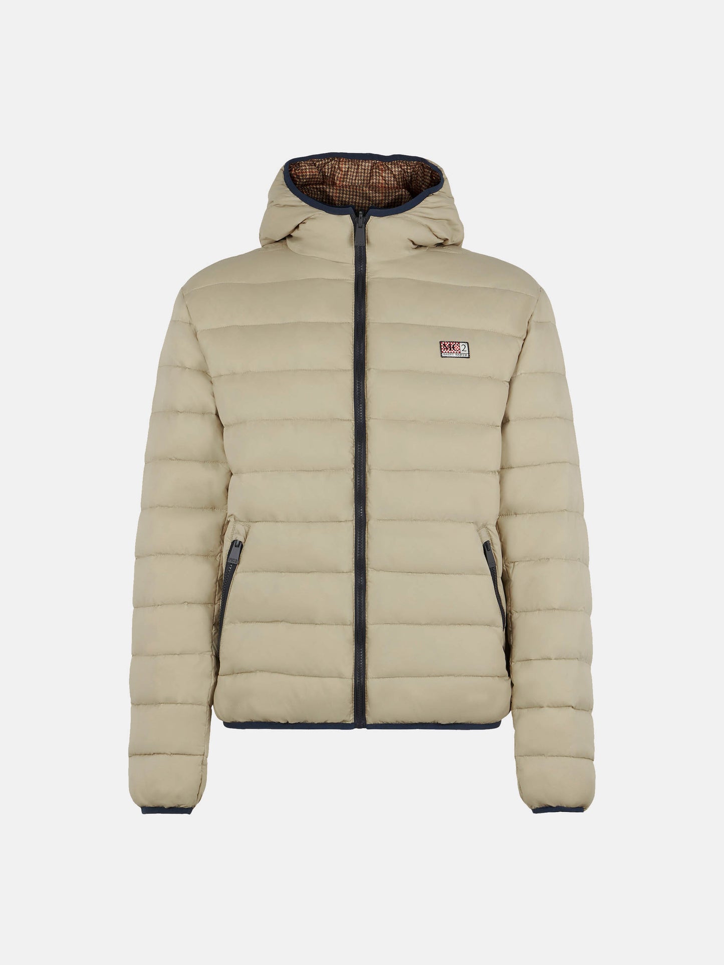 Man double face beige down jacket Courchevel - MC2 Saint Barth