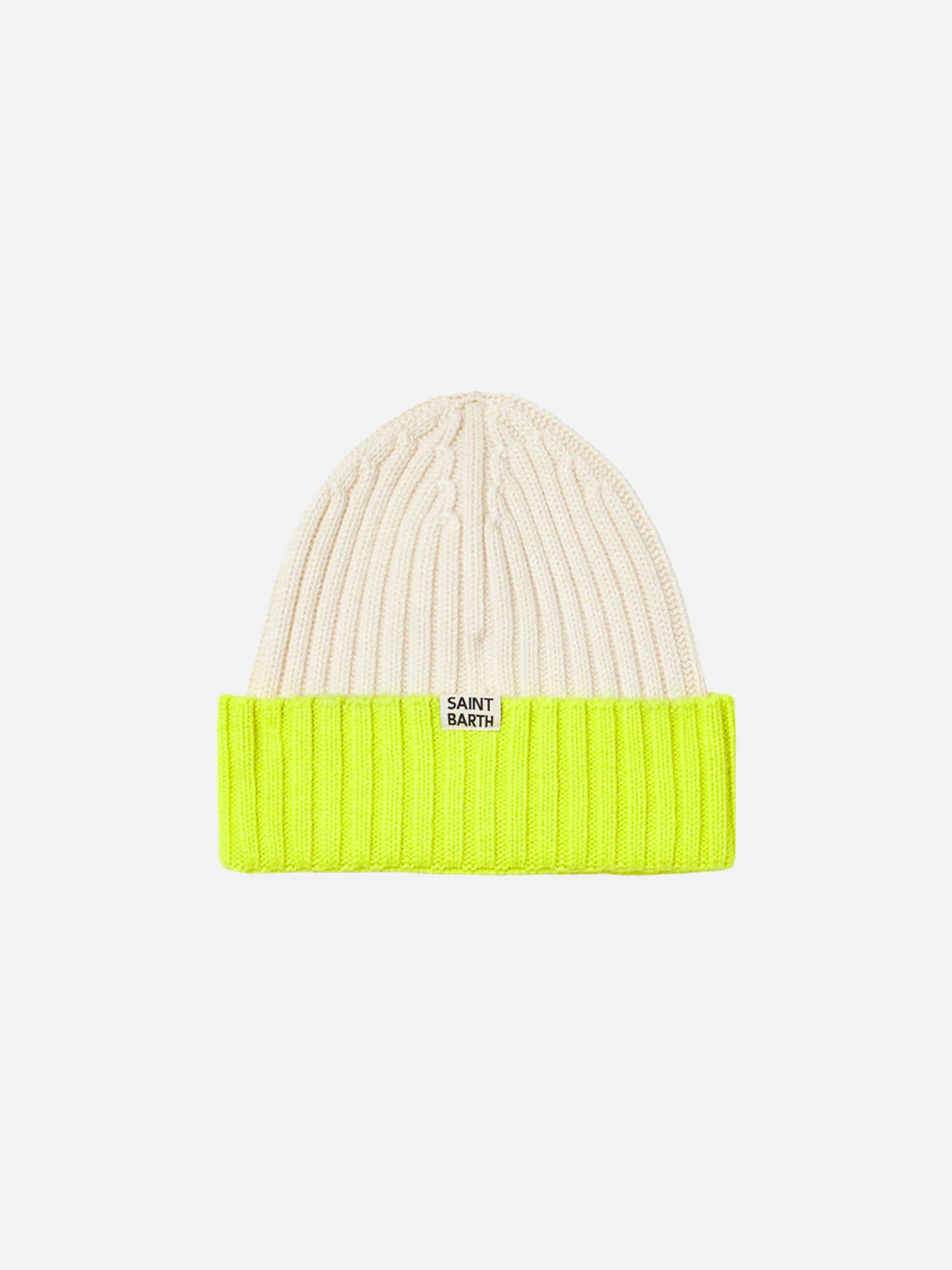 Man knit beanie with Apres ski embroidery - MC2 Saint Barth