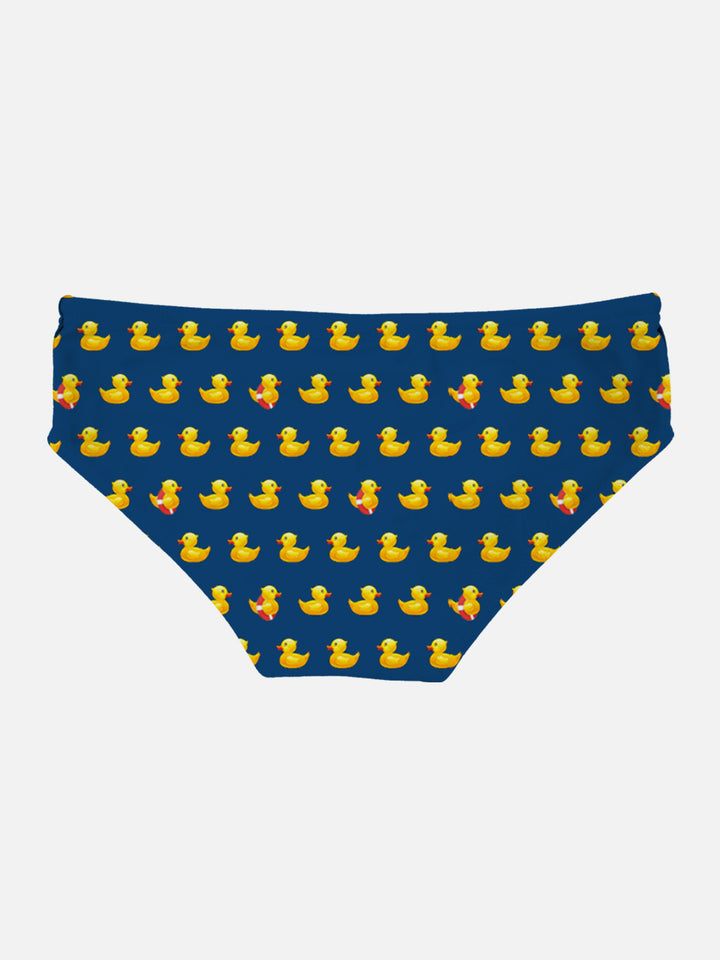 Man swim briefs with ducky print - MC2 Saint Barth