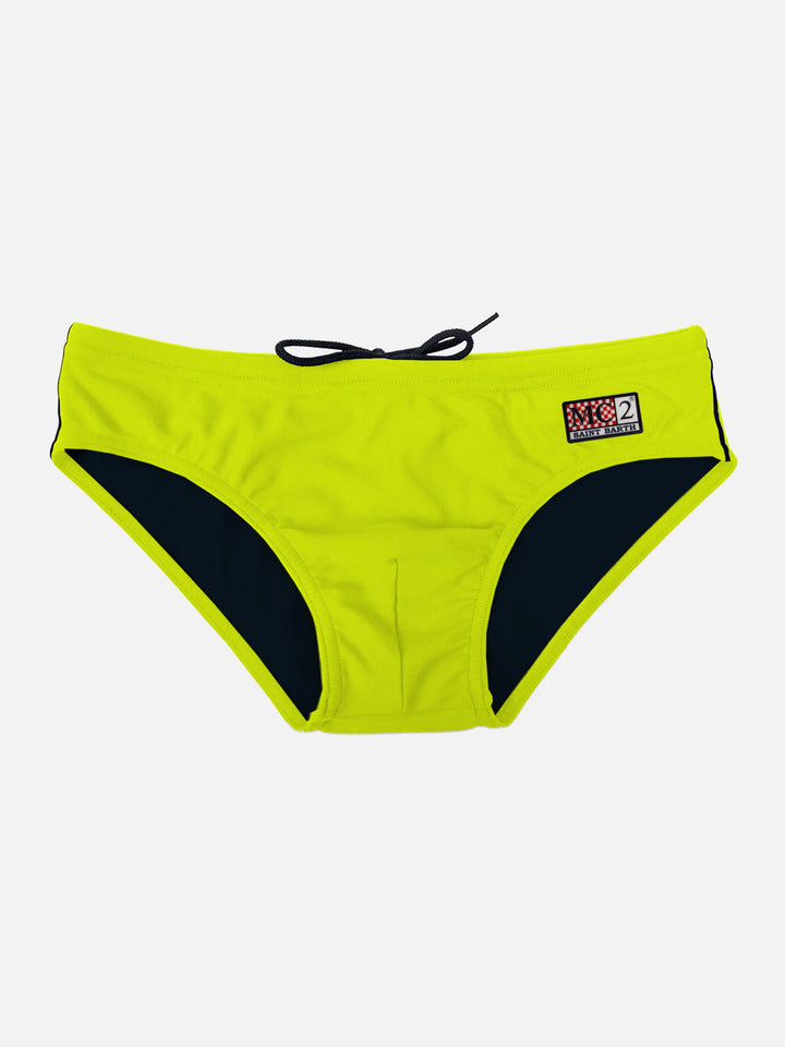 Man fluo yellow swim briefs - MC2 Saint Barth