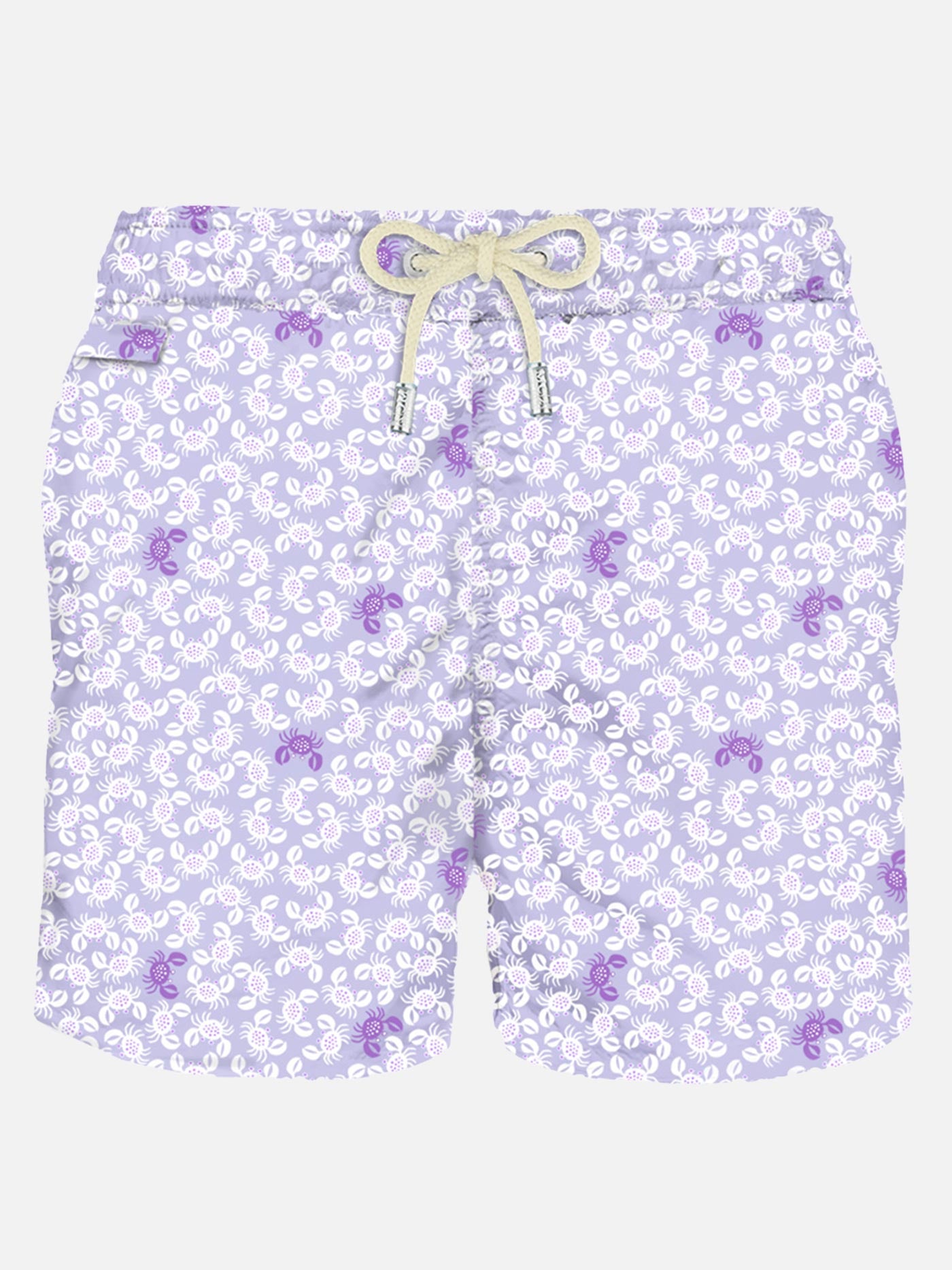 Man light fabric swim shorts with crab print - MC2 Saint Barth