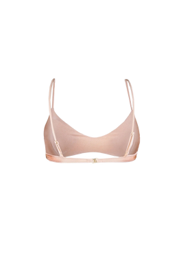 Shiny nude bralette - MC2 Saint Barth