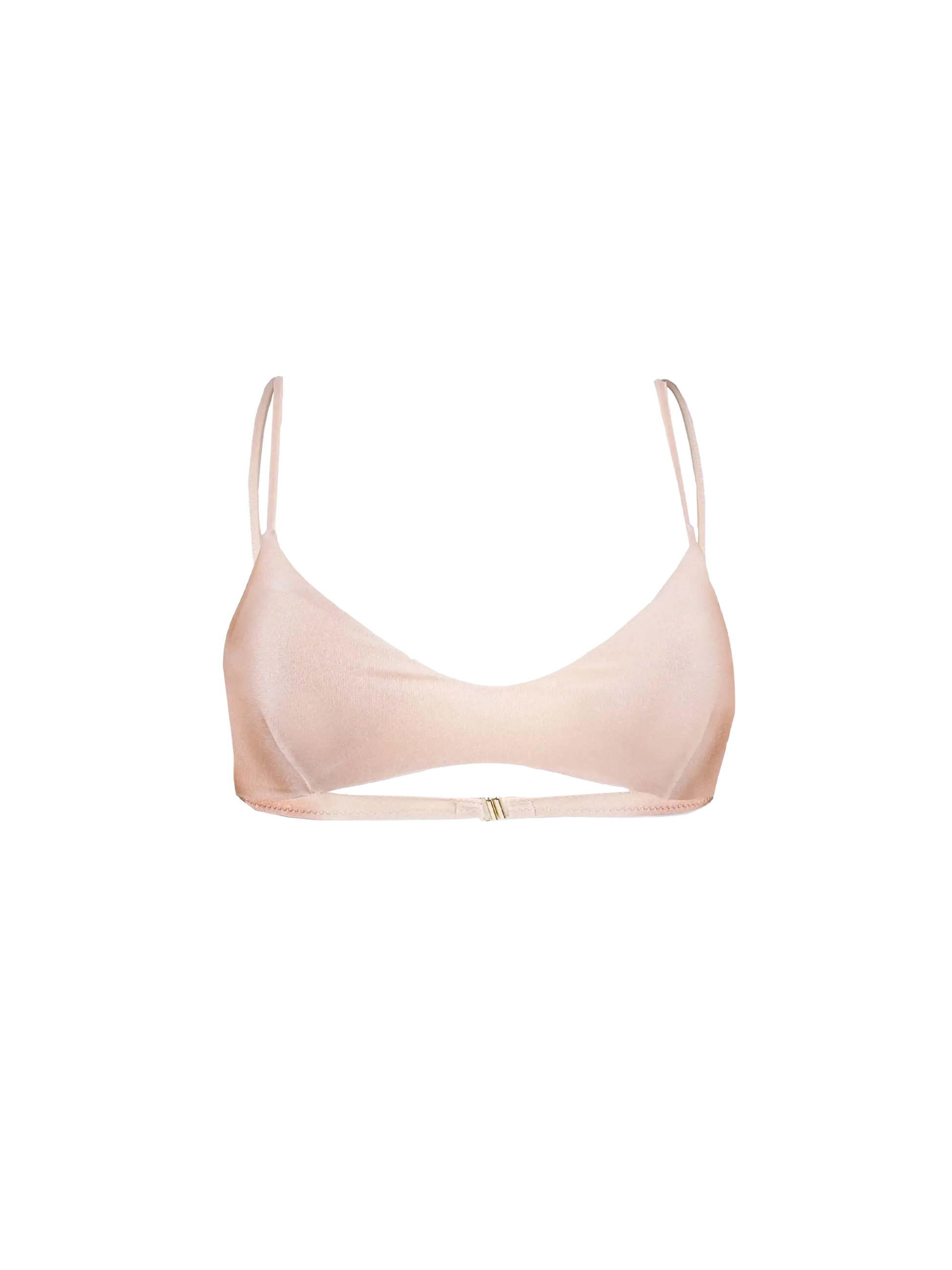 Shiny nude bralette - MC2 Saint Barth