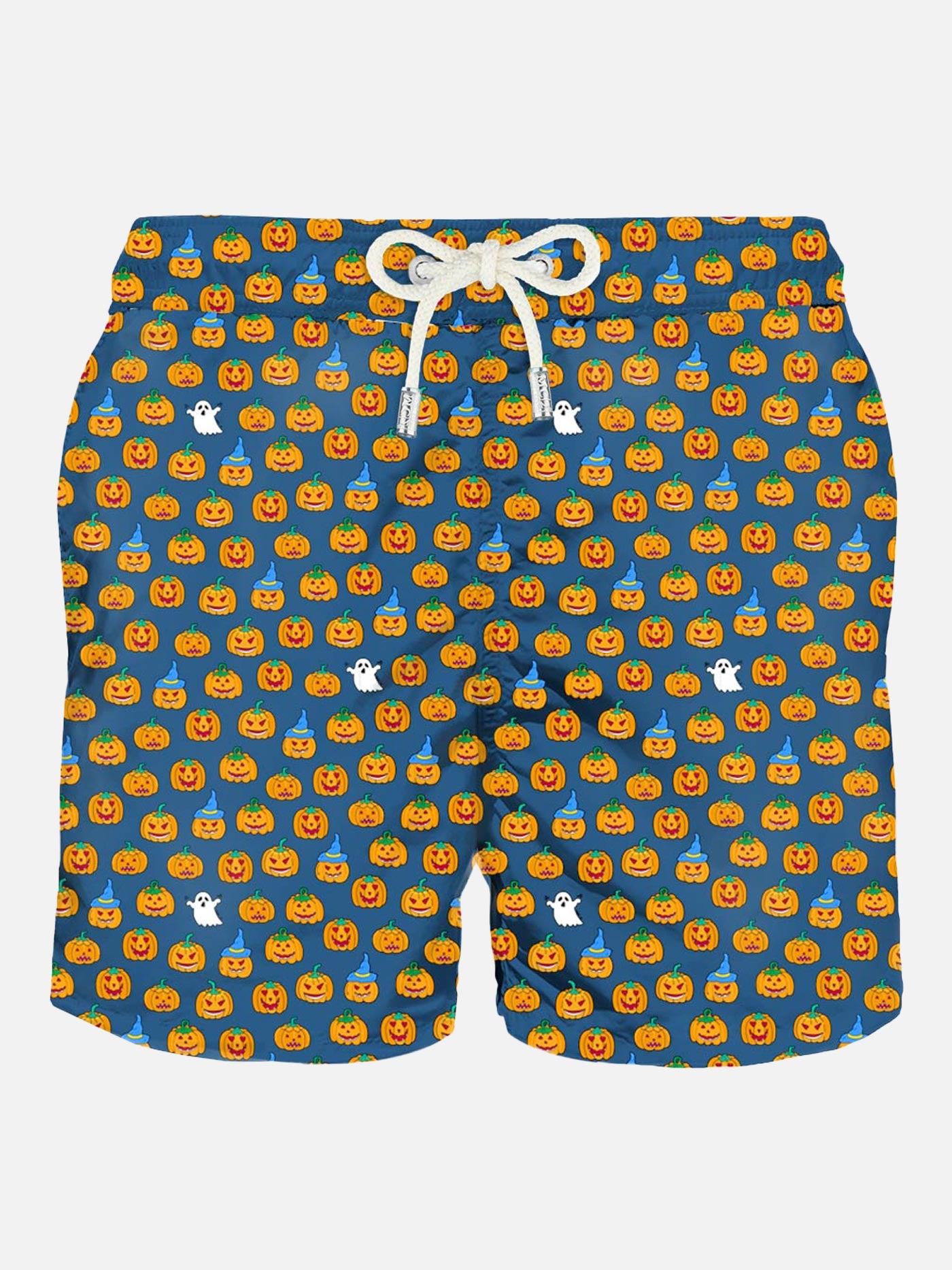 Light fabric man swim shorts Halloween print - MC2 Saint Barth