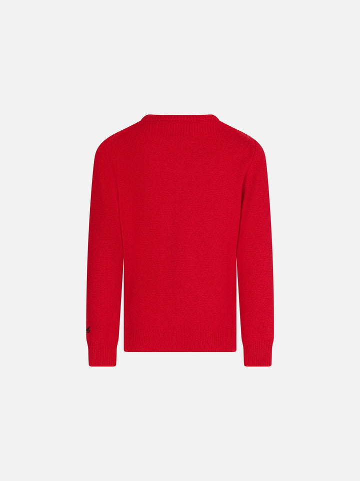 Girl crewneck sweater with Snoopy print | SNOOPY PEANUTS™ SPECIAL EDITION - MC2 Saint Barth