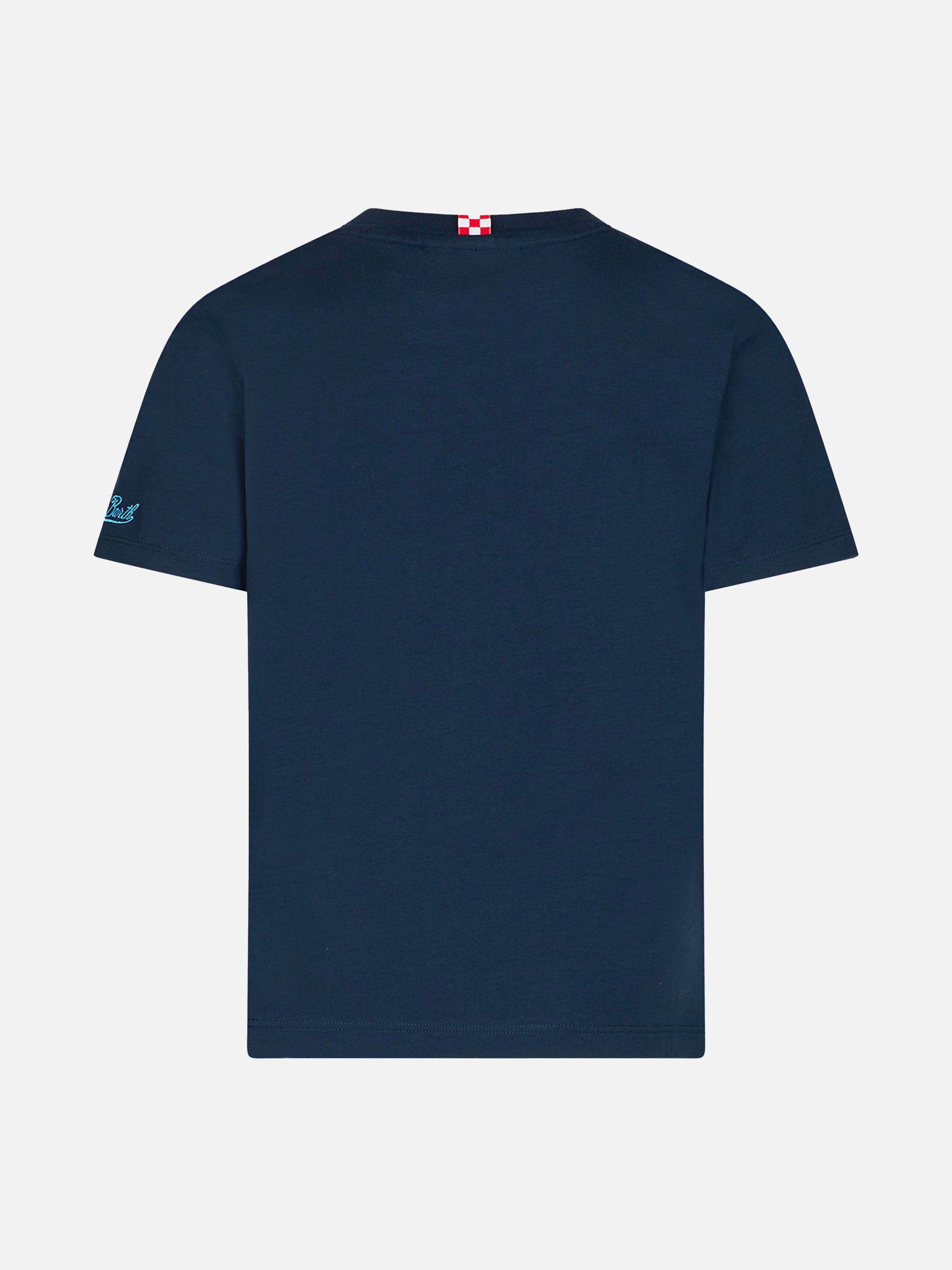 Boy cotton t-shirt with St. Barth Champion Minions print | MINIONS SPECIAL EDITION - MC2 Saint Barth