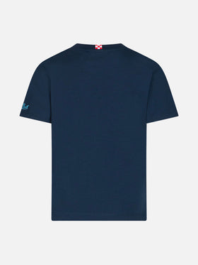 Boy cotton t-shirt with St. Barth Champion Minions print | MINIONS SPECIAL EDITION - MC2 Saint Barth