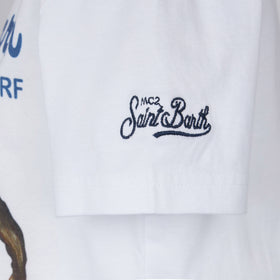 Boy's t-shirt Saint Barth Monkey Surf - MC2 Saint Barth