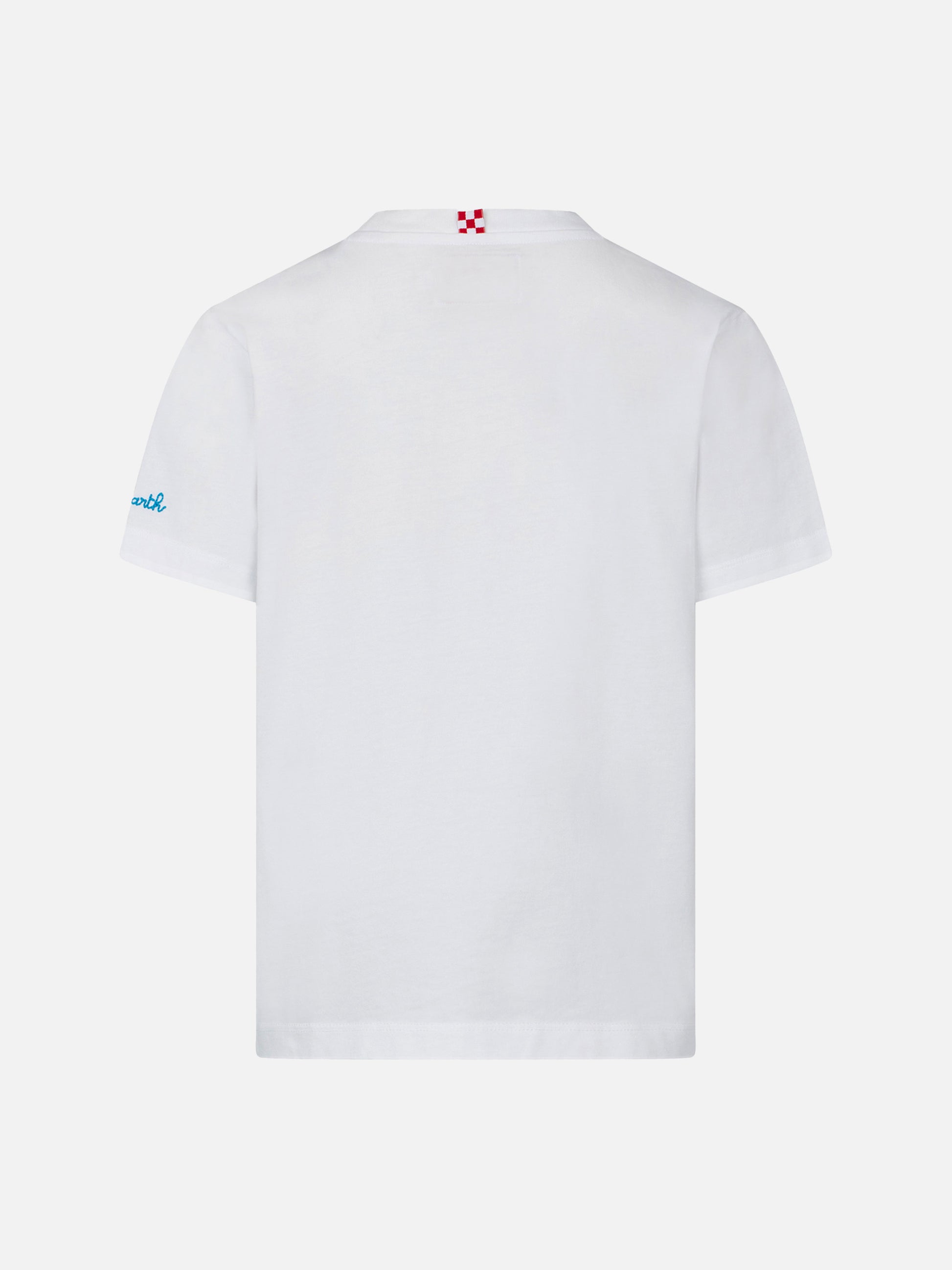 Boy t-shirt with Mykonos embroidery - MC2 Saint Barth