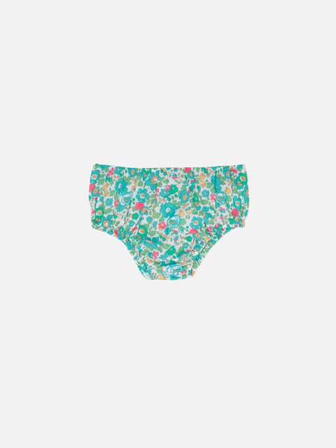 Infant bloomers Pimmy with Betsy print | MADE WITH LIBERTY FABRIC - MC2 Saint Barth