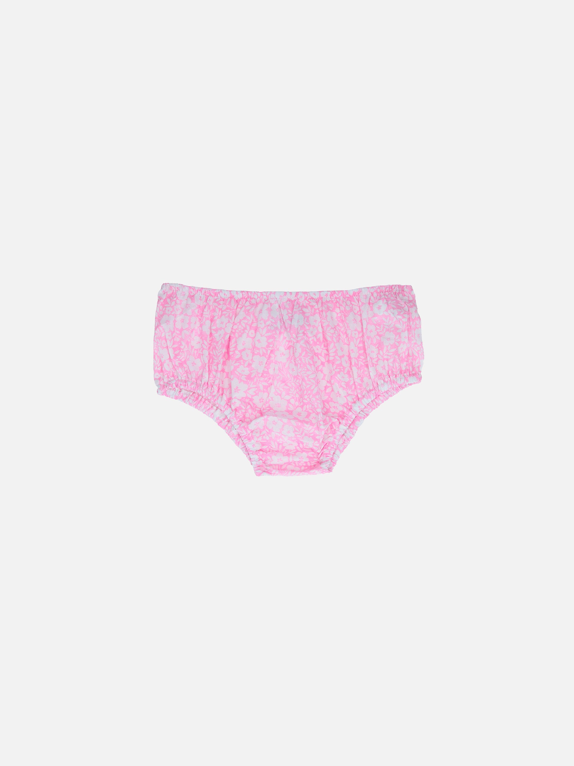 Infant bloomers Pimmy with vintage flower print - MC2 Saint Barth