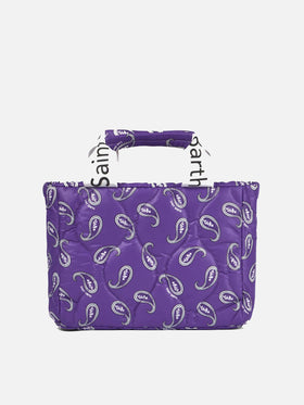 Puffer handbag with paisley print - MC2 Saint Barth