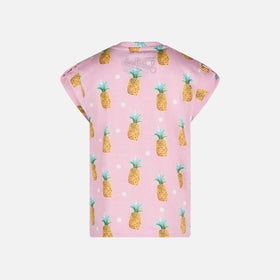Girll t-shirt with pineapple print - MC2 Saint Barth