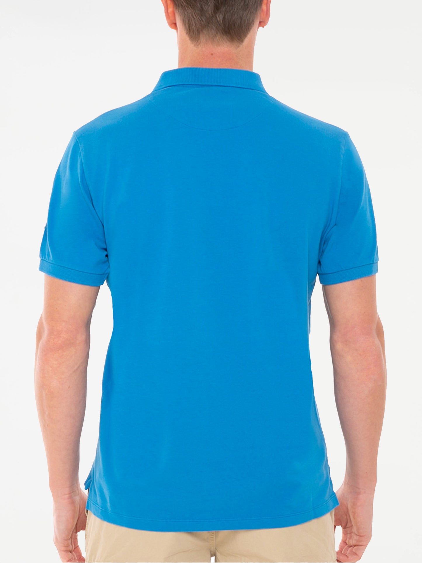 Man stretch piquet polo with Snoopy patch | SNOOPY - PEANUTS™ SPECIAL EDITION - MC2 Saint Barth