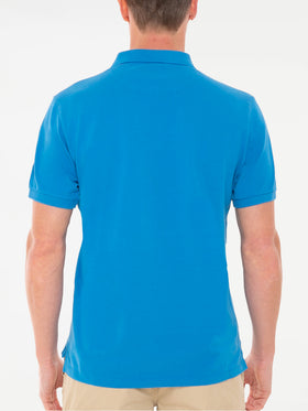 Man stretch piquet polo with Snoopy patch | SNOOPY - PEANUTS™ SPECIAL EDITION - MC2 Saint Barth