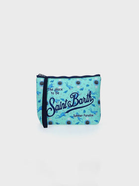 Aline sScuba Pochette mit Uhren- und Taucher-Print