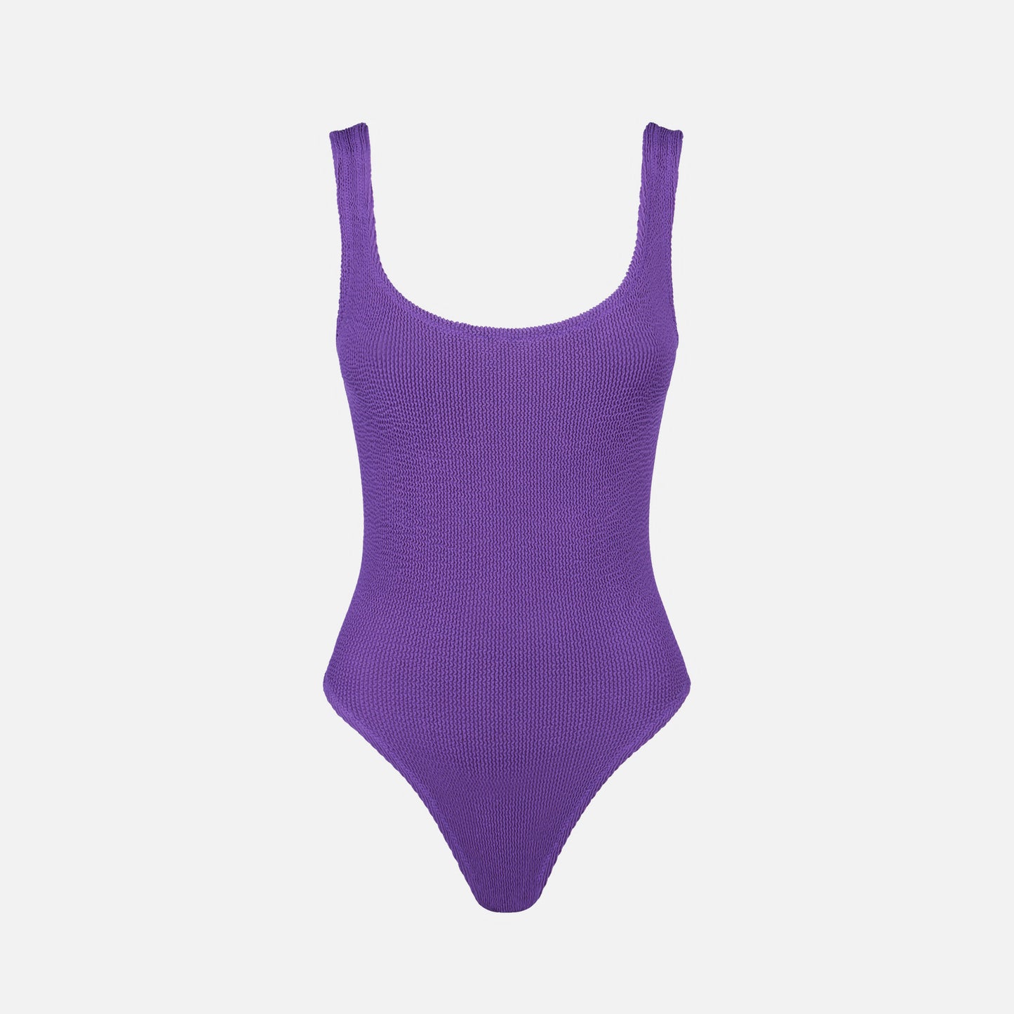 Woman purple crinkle one piece swimsuit - MC2 Saint Barth