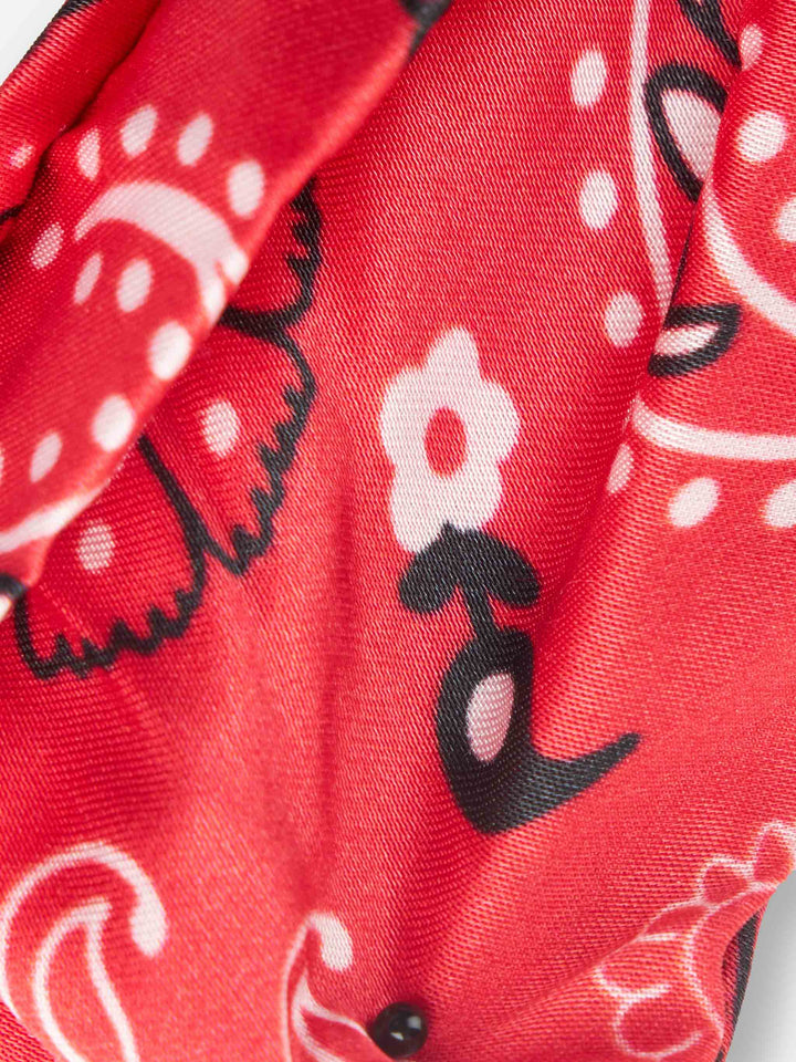 Girl red bandanna hairband - MC2 Saint Barth