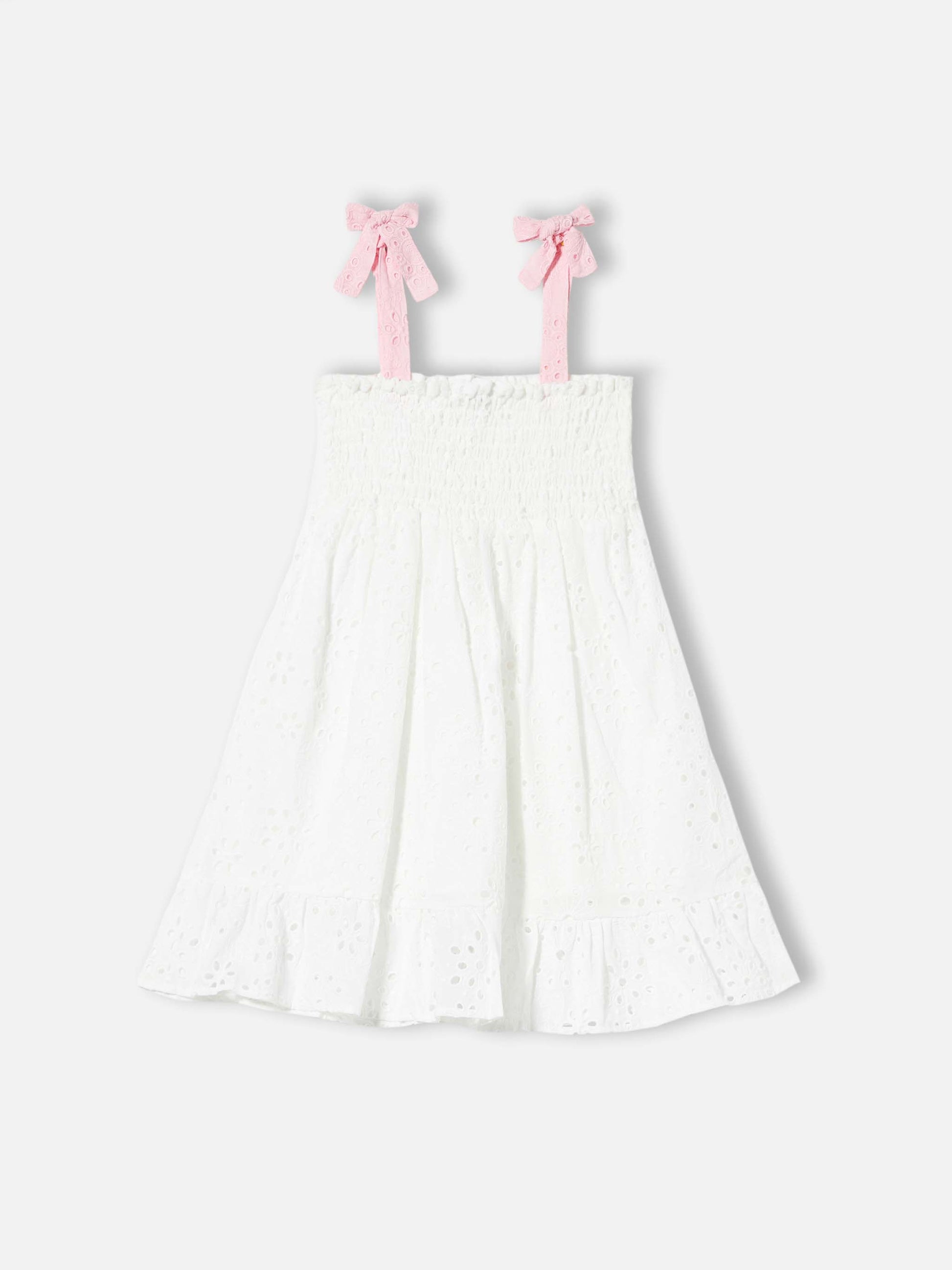 Girl white dress - MC2 Saint Barth