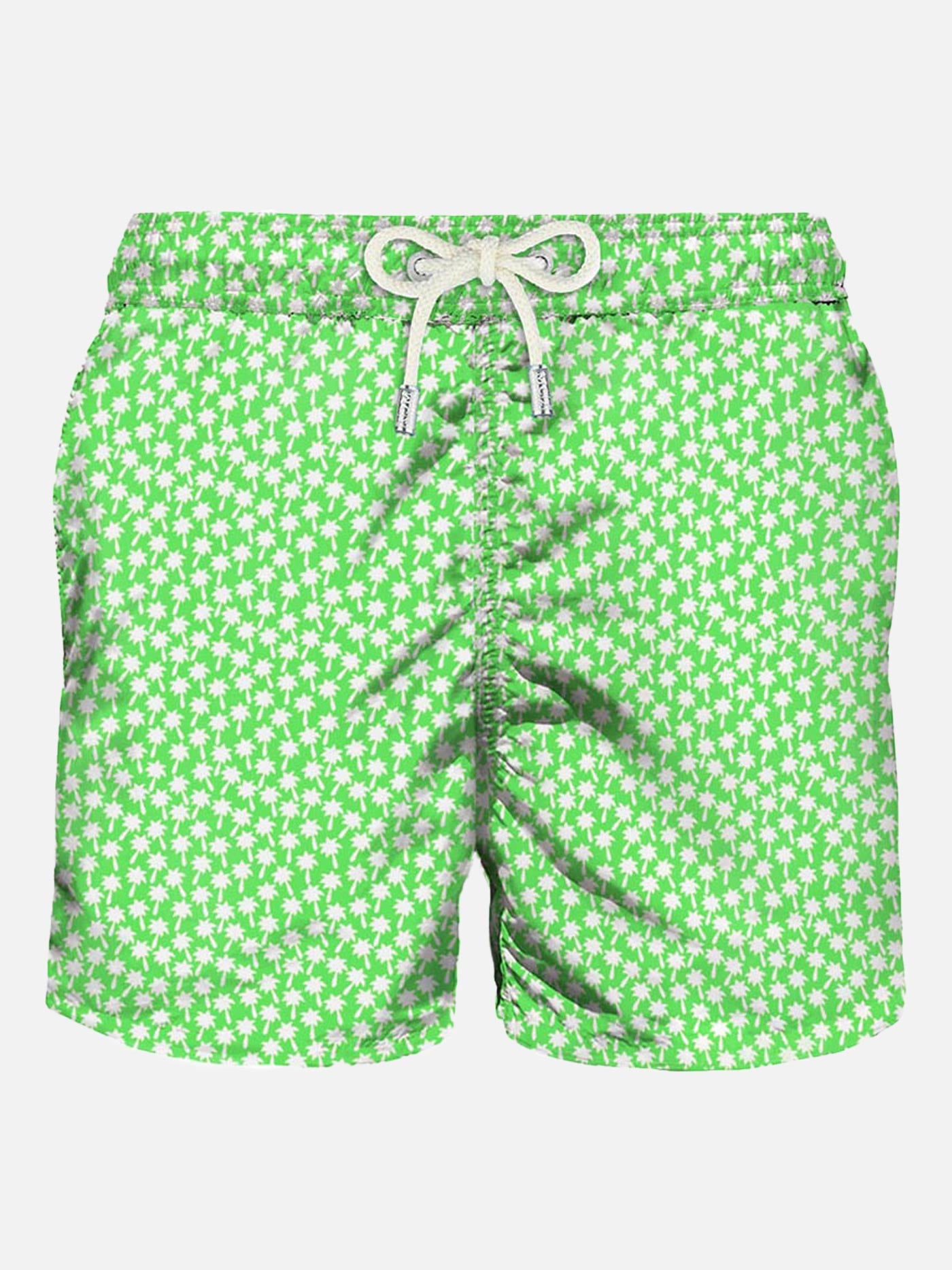 Light fabric swim shorts palms print - MC2 Saint Barth