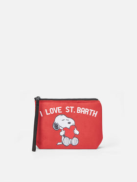 Aline Wollpochette mit Snoopy-Aufdruck