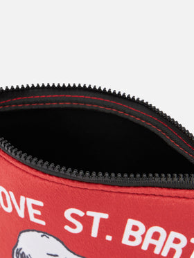 Aline Wollpochette mit Snoopy-Aufdruck