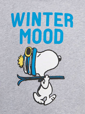 Felpa da bambino girocollo grigia con stampa Snoopy | EDIZIONE SPECIALE SNOOPY PEANUTS™