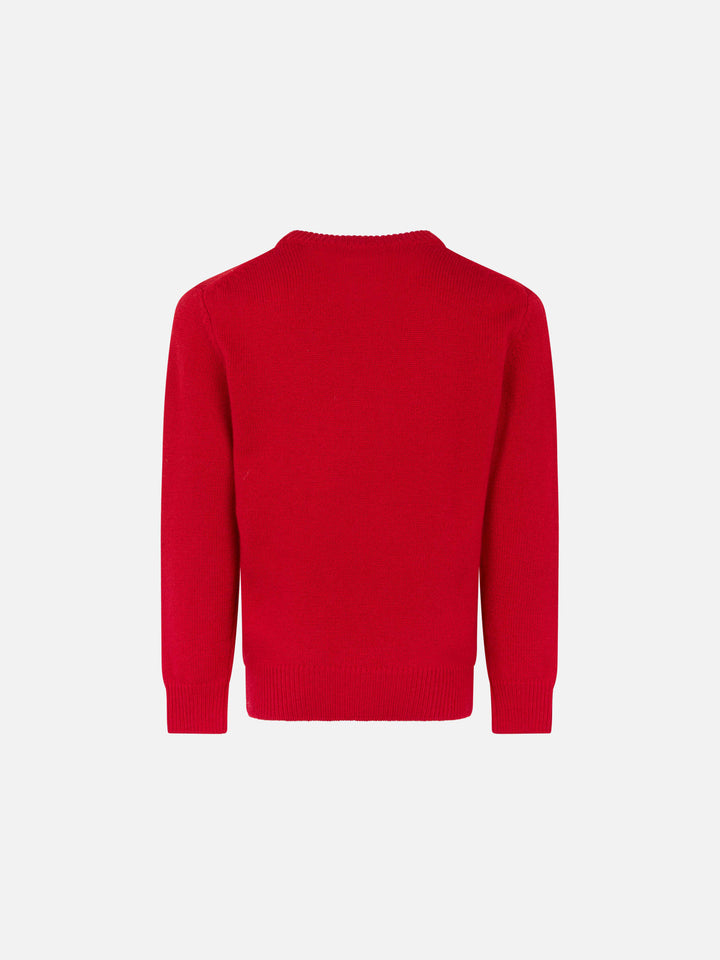 Snoopy Christmas Mood print girl sweater | Peanuts™ Special Edition - MC2 Saint Barth