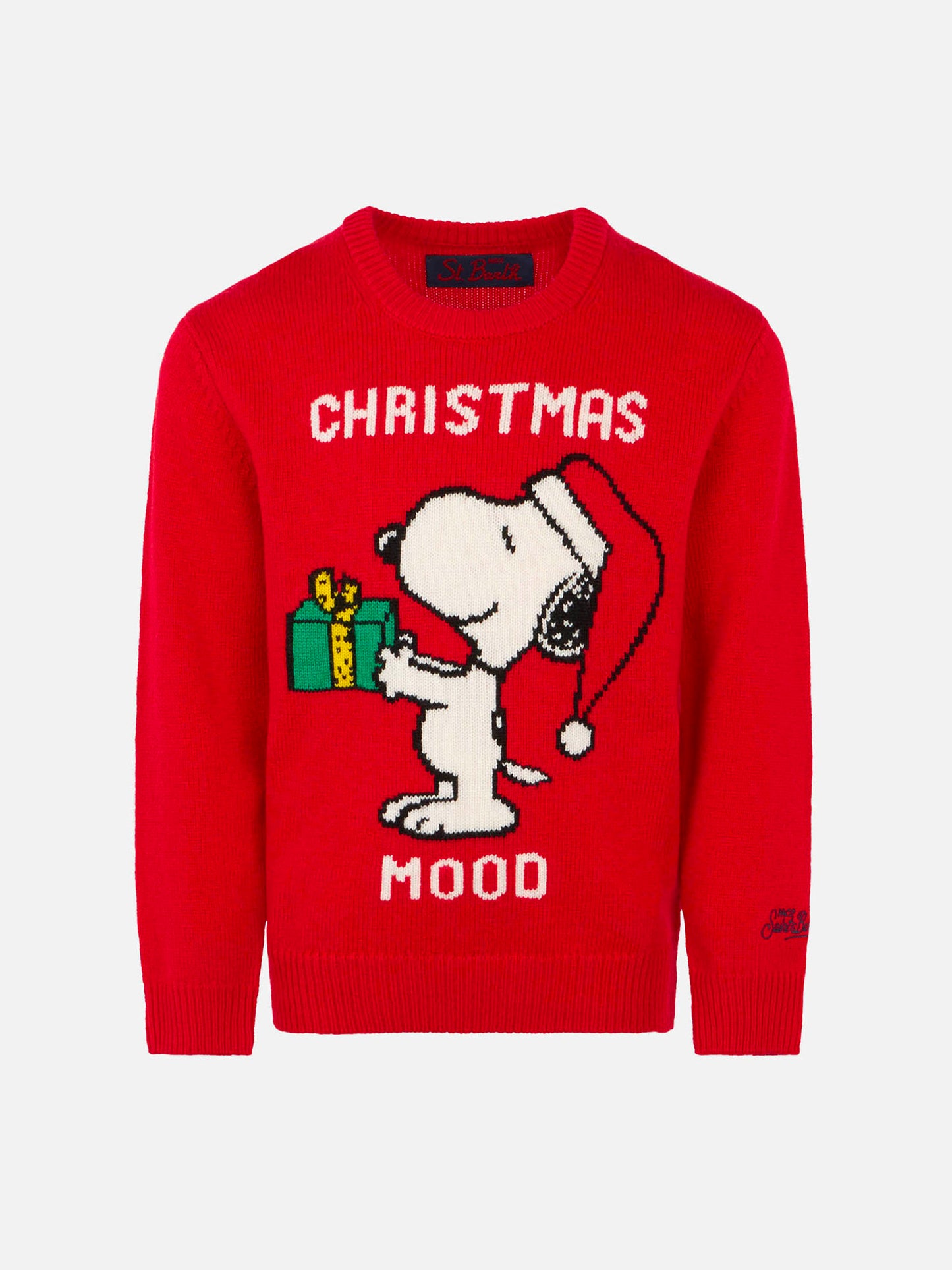 Snoopy Christmas Mood print girl sweater | Peanuts™ Special Edition - MC2 Saint Barth