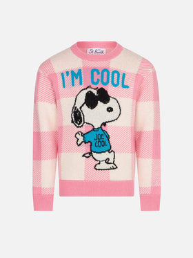 Snoopy I'm Cool print girl sweater | Peanuts™ Special Edition - MC2 Saint Barth