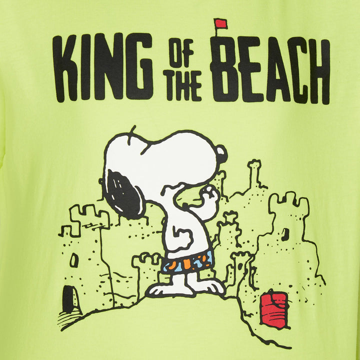 Boy cotton t-shirt with Snoopy print | PEANUTS® SPECIAL EDITION - MC2 Saint Barth