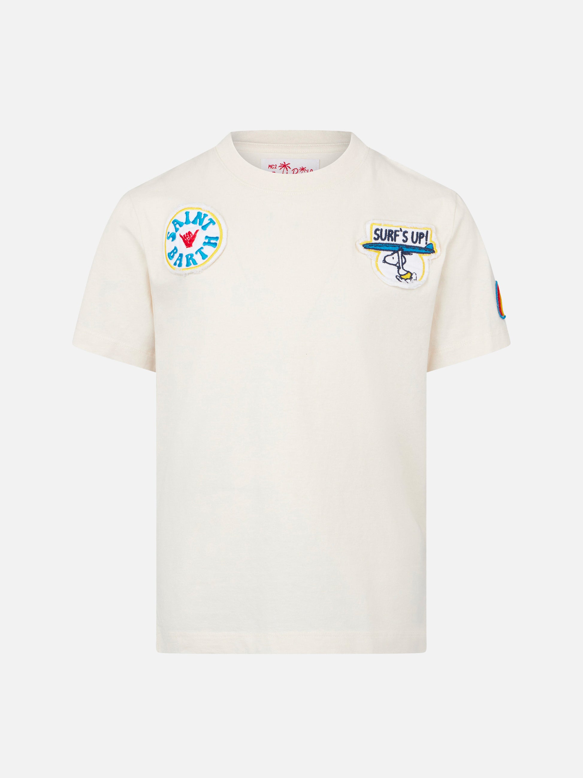 Boy t-shirt with Snoopy patches | SNOOPY - PEANUTS™ SPECIAL EDITION - MC2 Saint Barth