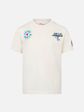 Boy t-shirt with Snoopy patches | SNOOPY - PEANUTS™ SPECIAL EDITION - MC2 Saint Barth