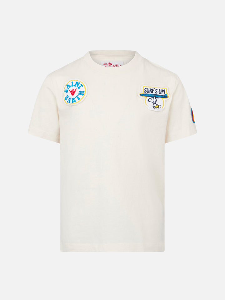 Boy t-shirt with Snoopy patches | SNOOPY - PEANUTS™ SPECIAL EDITION - MC2 Saint Barth
