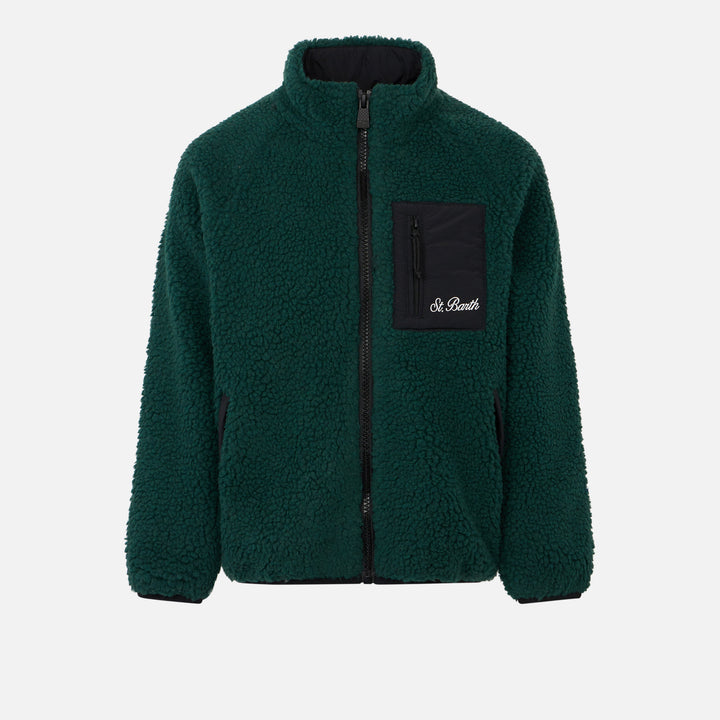 Boy sherpa jacket with Snoopy print | SNOOPY PEANUTS™ SPECIAL EDITION - MC2 Saint Barth