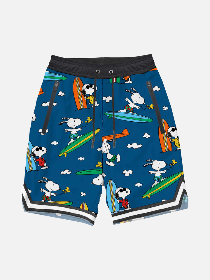 Boy swim shorts with Snoopy print | SNOOPY - PEANUTS™ SPECIAL EDITION - MC2 Saint Barth