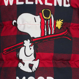Kid hooded down padded jacket Snoopy print | Peanuts Special Edition - MC2 Saint Barth