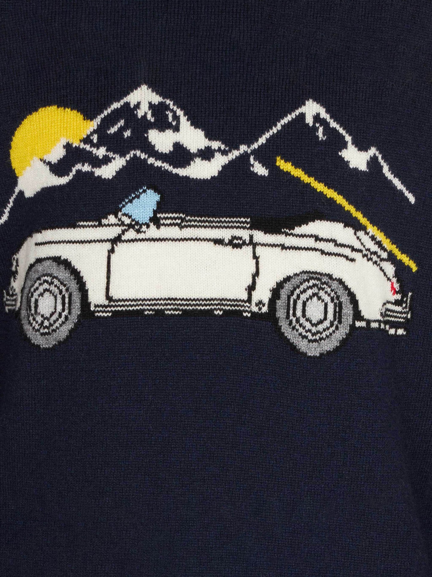 Boy crewneck sweater with car print - MC2 Saint Barth